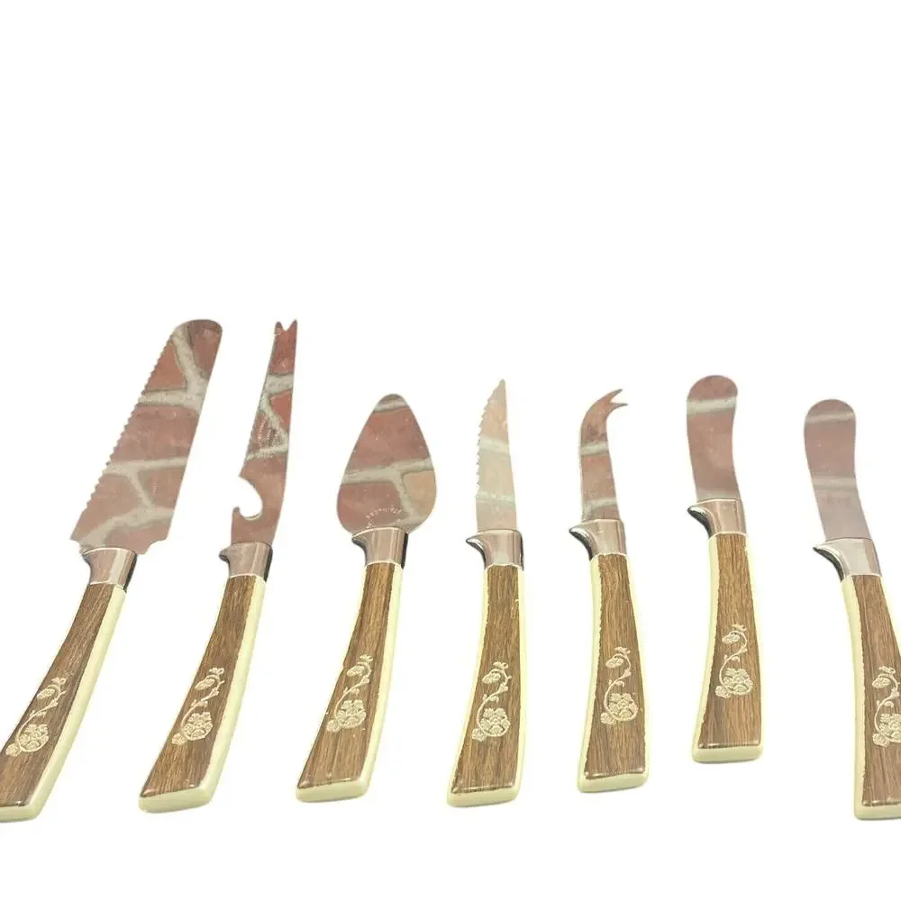 Vintage Lifetime Cutlery 7‎ Pc Set Sheffield England Stainless Steel Retro